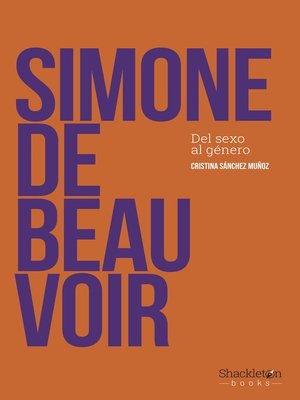cover image of Simone de Beauvoir